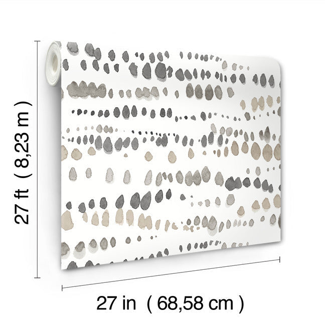 lisa-audit-dewdrops-wallpaper-black-taupe-york-wallcoverings-ag2046