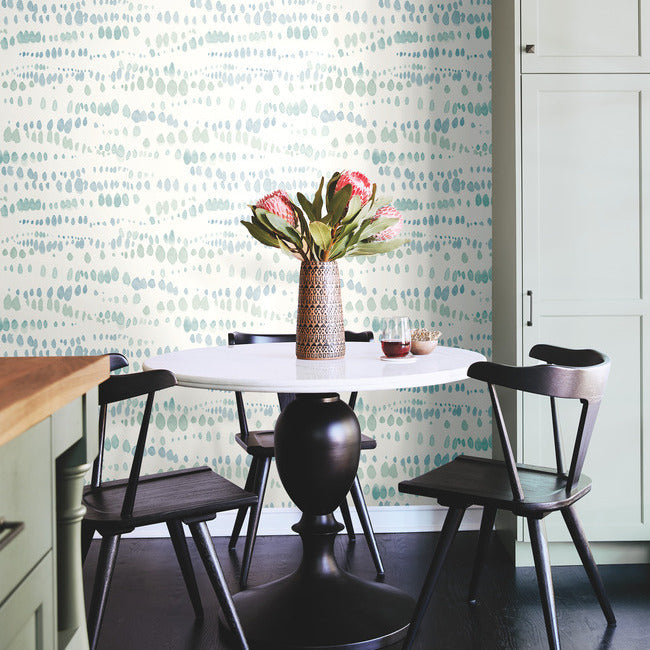 lisa-audit-dewdrops-wallpaper-blue-york-wallcoverings-ag2045
