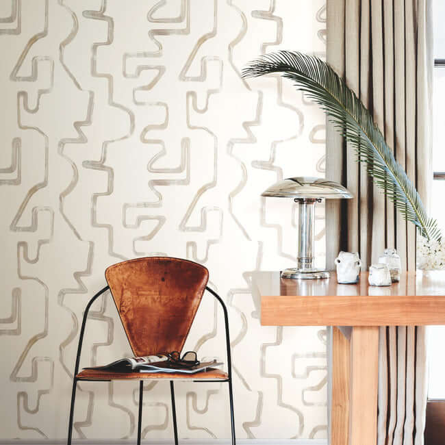 abstract-aura-caramel-cream-wallpaper-york-wallcoverings-ag2052 - York Wallpaper Wallpaper