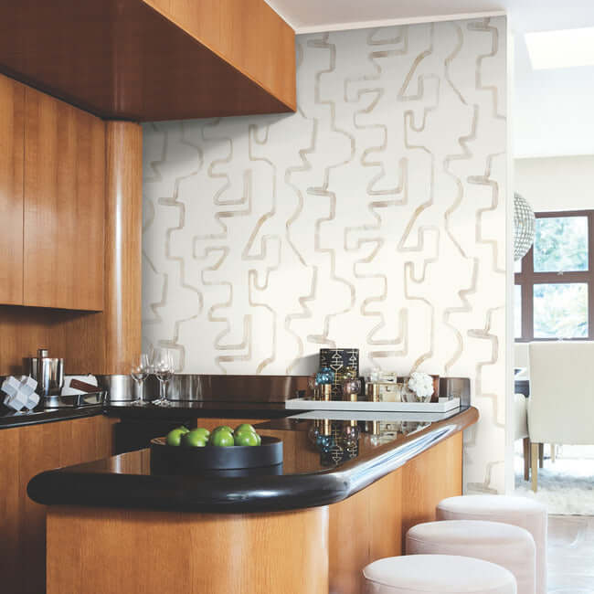 abstract-aura-caramel-cream-wallpaper-york-wallcoverings-ag2052 - York Wallpaper Wallpaper