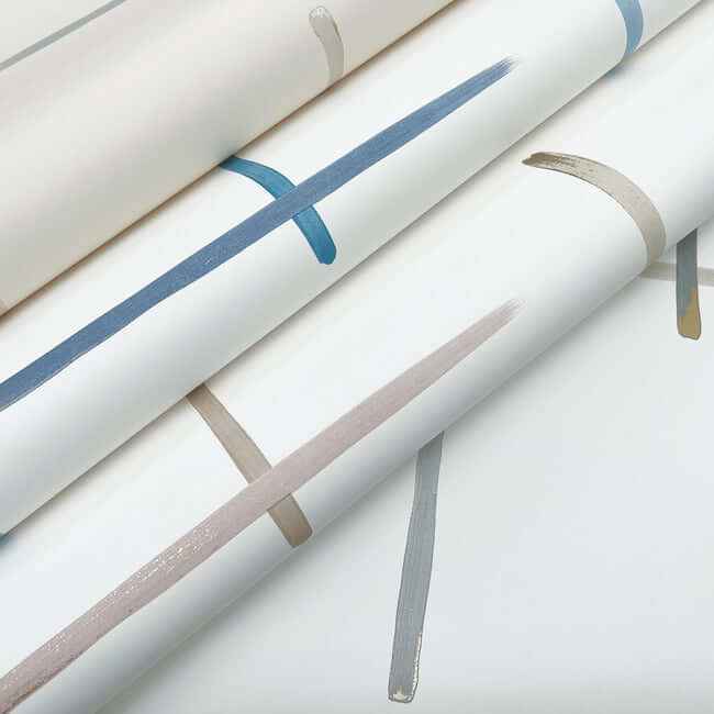 Gilded Sumi-E Neutral & Glint Wallpaper - York Wallcoverings - AG2043 - York Wallcoverings Wallpaper