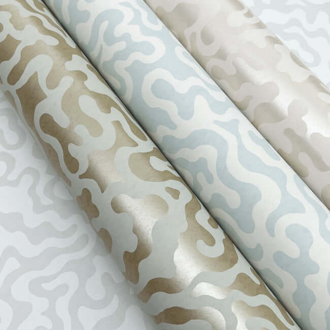 nebulous-cloud-grey-gold-wallpaper-york-wallcoverings-ag2023 - York Wallpaper Wallpaper