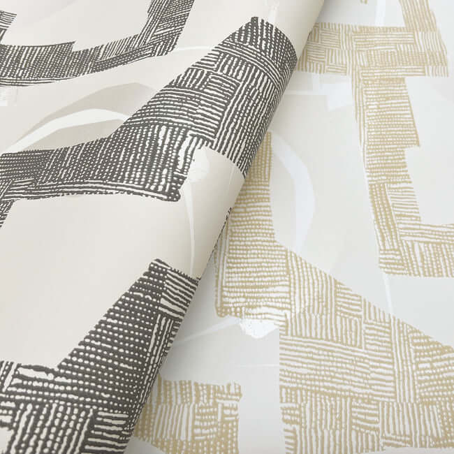 modern-tribal-caramel-cream-wallpaper-york-wallcoverings-ag2103 - York Wallcoverings Wallpaper