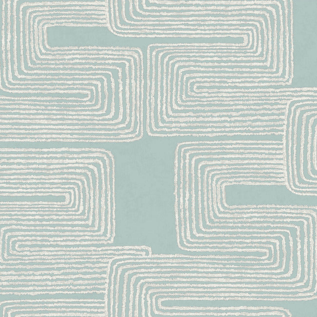 nikki-chu-zulu-thread-wallpaper-azure-gold-york-wallcoverings-ag2034