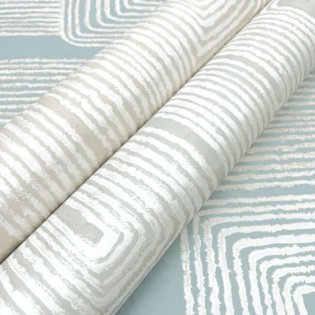 zulu-thread-neutral-pearl-wallpaper-york-wallcoverings-ag2036 - York Wallpaper Wallpaper