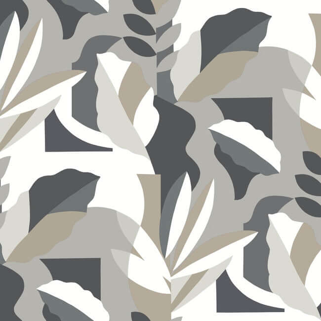papier-colle-black-white-wallpaper-york-wallcoverings-ag2003 - York Wallcoverings Wallpaper