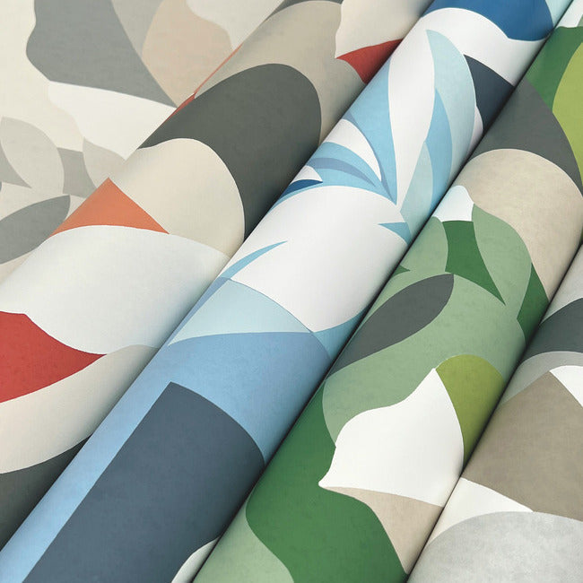 papier-colle-wallpaper-blue-york-wallcoverings-ag2004 - York Wallcoverings Wallpaper
