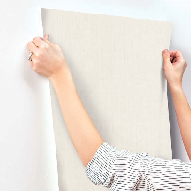 sofia-weave-cream-wallpaper-york-wallcoverings-si24980 - York Wallpaper Wallpaper