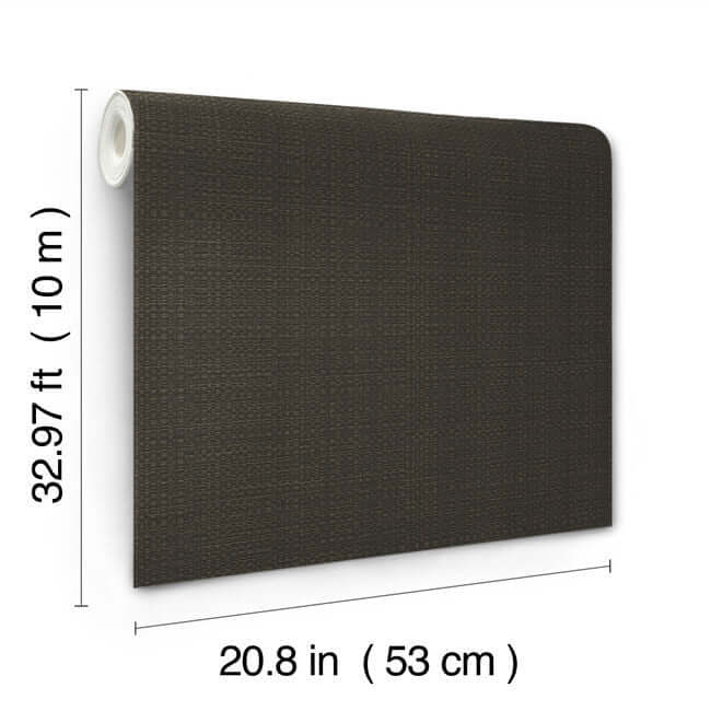 bali-basketweave-wallpaper-black-york-wallcoverings-si24927 - York Wallcoverings Wallpaper