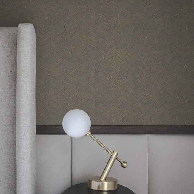 Raised Chevron Royal Blue Wallpaper - York Wallcoverings - SI25364 - York Wallcoverings Wallpaper