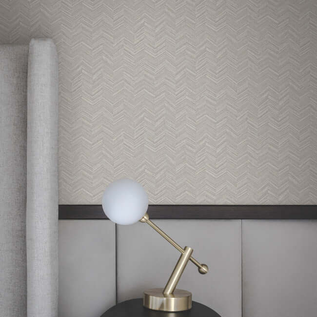 raised-chevron-wallpaper-grey-york-wallcoverings-si25360 - York Wallcoverings Wallpaper