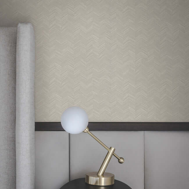 raised-chevron-taupe-wallpaper-york-wallcoverings-si25362 - York Wallpaper Wallpaper