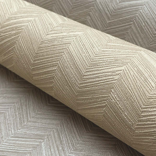 raised-chevron-taupe-wallpaper-york-wallcoverings-si25362 - York Wallpaper Wallpaper