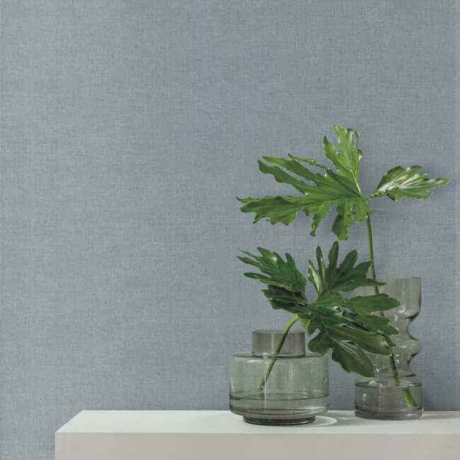 Su Tela Royal Blue Wallpaper - York Wallcoverings - SI24954 - York Wallcoverings Wallpaper