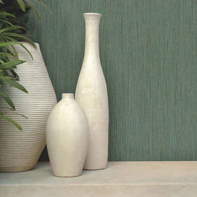 soft-rain-teal-wallpaper-york-wallcoverings-si24614 - York Wallpaper Wallpaper