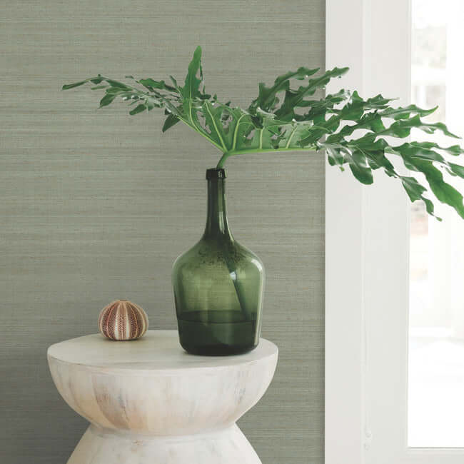 milano-silk-emerald-wallpaper-york-wallcoverings-si6862 - York Wallpaper Wallpaper