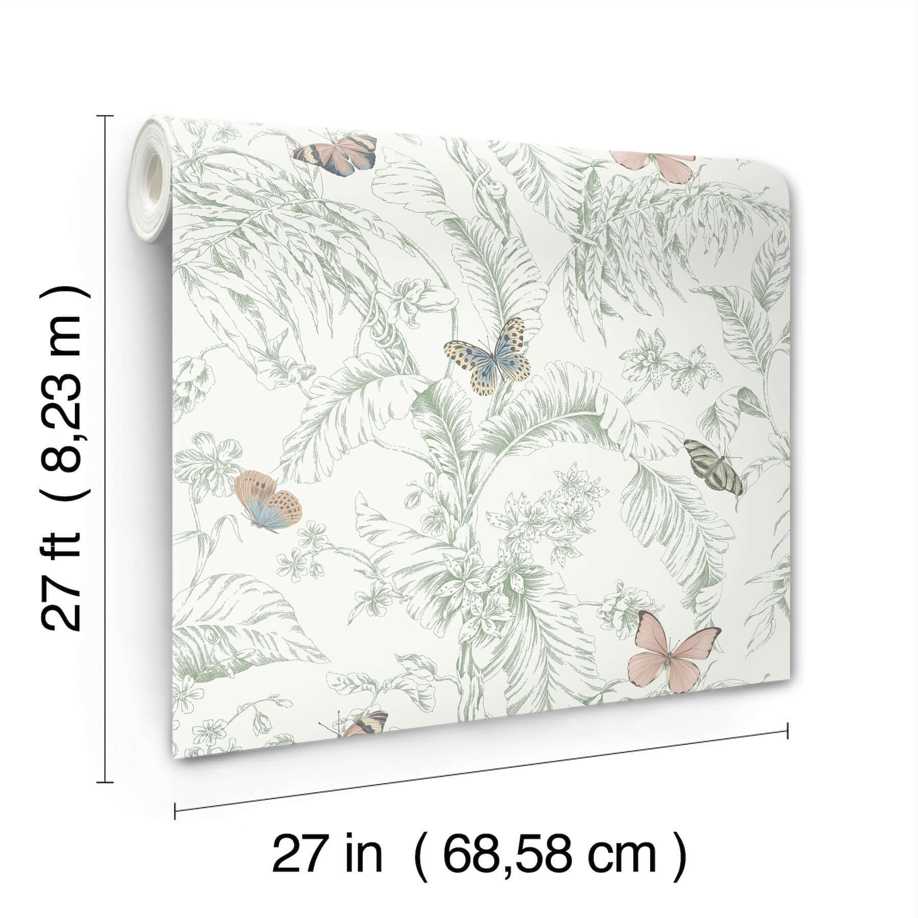 papillon-wallpaper-blush-york-wallcoverings-rt7930 - York Wallcoverings Wallpaper