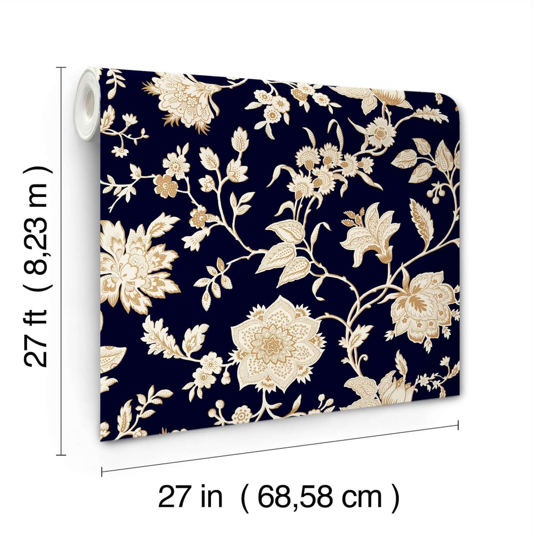 sutton-black-wallpaper-york-wallcoverings-rt7824 - York Wallpaper Wallpaper