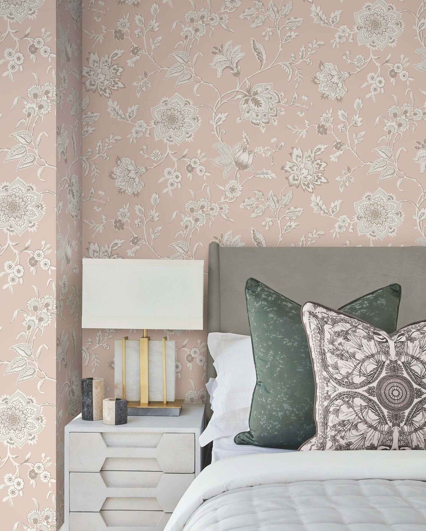 Sutton Blush Wallpaper - York Wallcoverings - RT7825 - York Wallcoverings Wallpaper