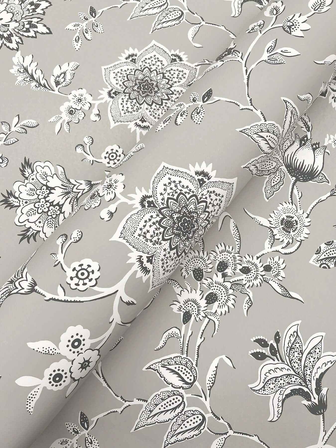 Sutton Grey Wallpaper - York Wallcoverings - RT7823 - York Wallcoverings Wallpaper