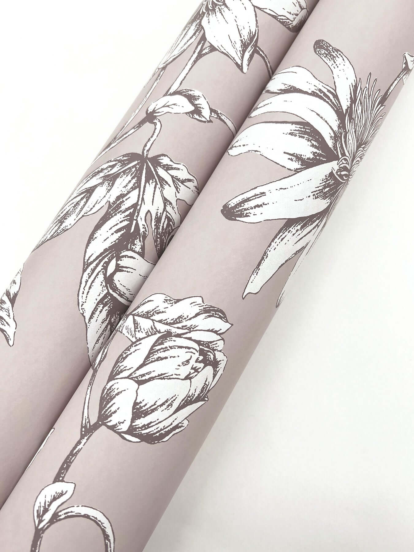 passion-flower-toile-wallpaper-orchid-york-wallcoverings-rt7851 - York Wallcoverings Wallpaper