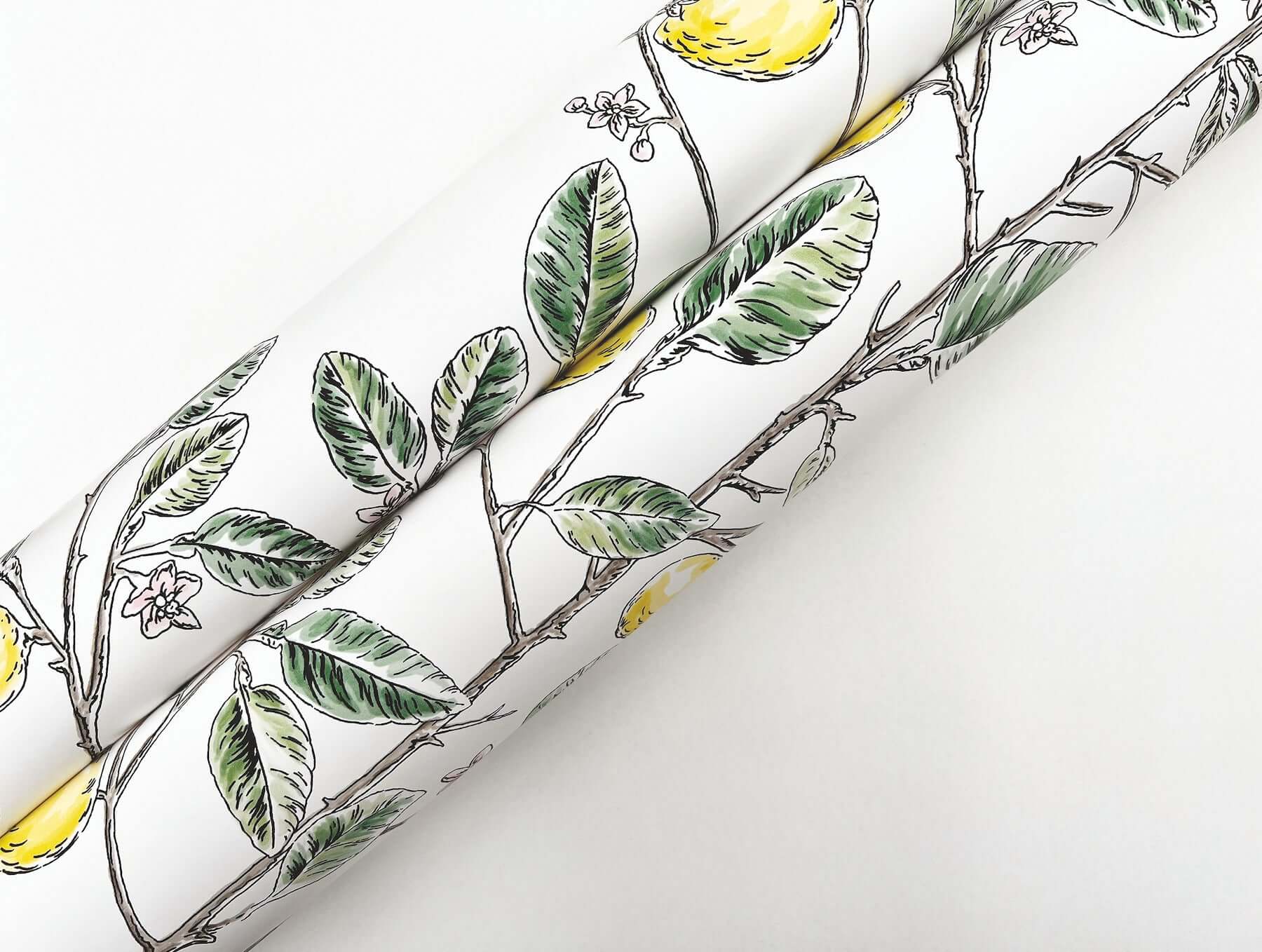 limoncello-toile-wallpaper-green-york-wallcoverings-rt7911 - York Wallcoverings Wallpaper