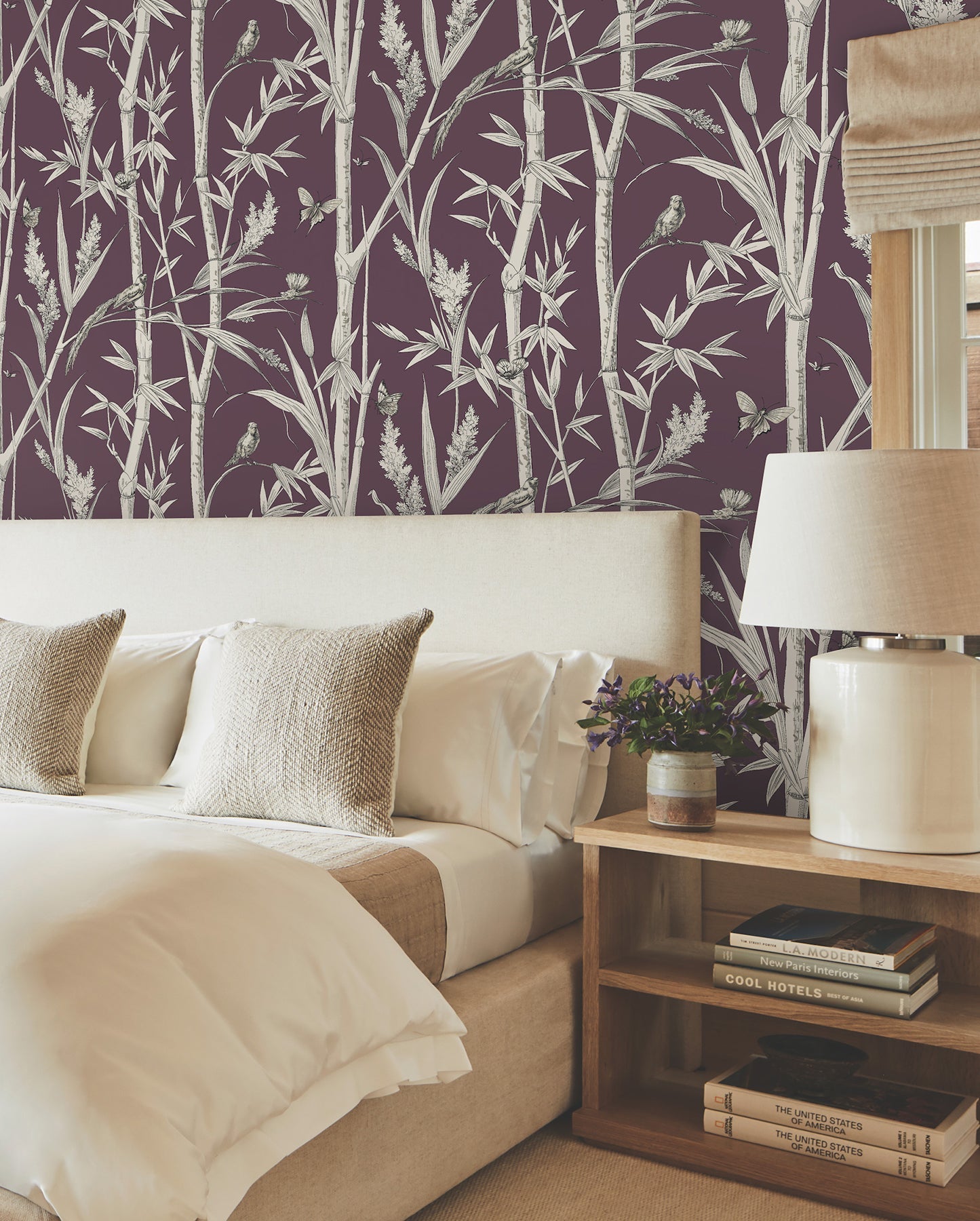 bambou-toile-wallpaper-burgundy-york-wallcoverings-rt7835