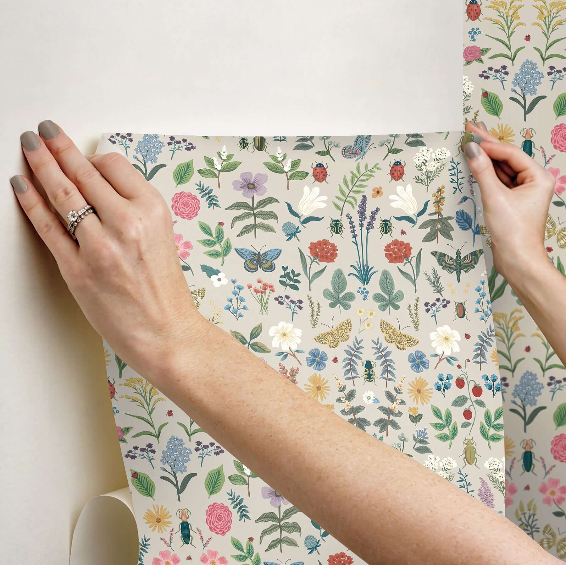curio-linen-peel-stick-wallpaper-york-wallcoverings-psw1541rl - York Wallpaper Wallpaper