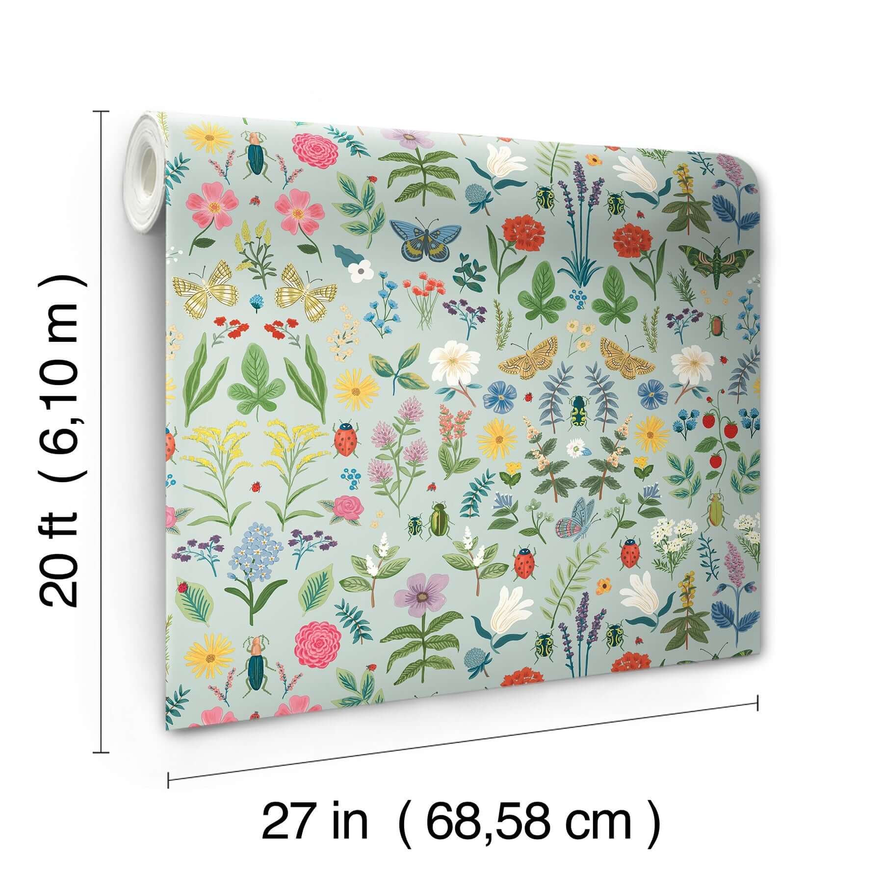 curio-peel-stick-wallpaper-mint-york-wallcoverings-psw1540rl - York Wallcoverings Wallpaper