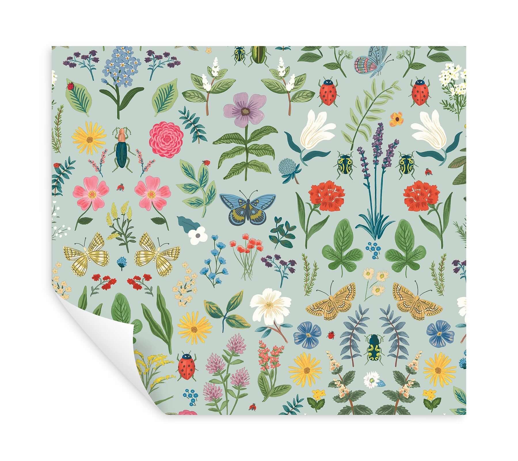 curio-peel-stick-wallpaper-mint-york-wallcoverings-psw1540rl - York Wallcoverings Wallpaper