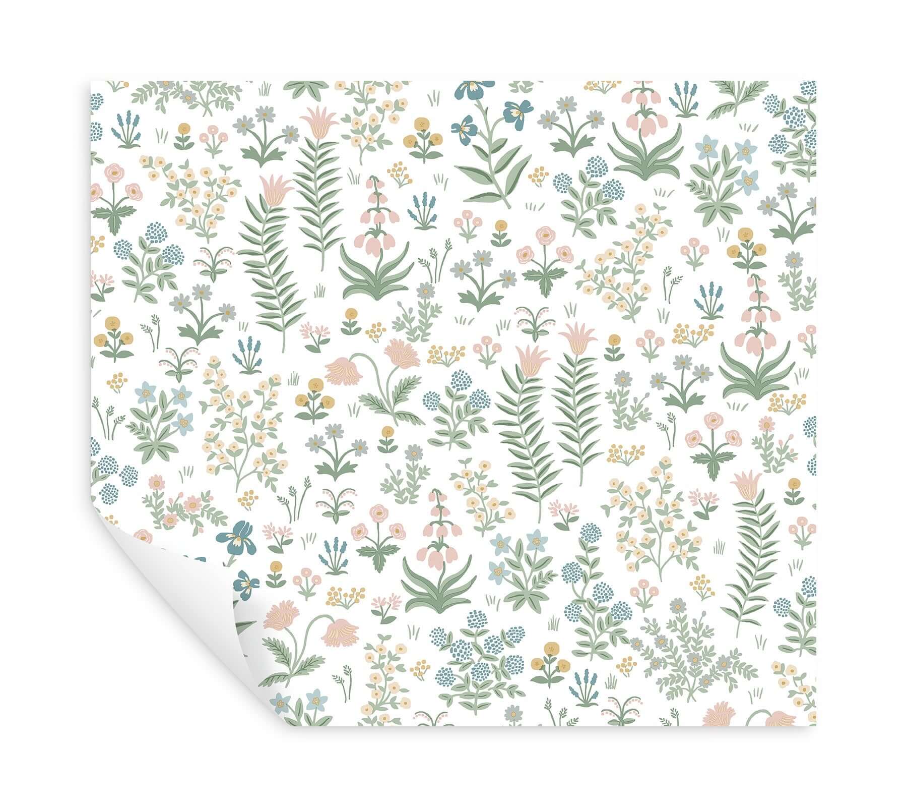 menagerie-garden-peel-stick-wallpaper-blush-multi-york-wallcoverings-psw1550rl - York Wallcoverings Wallpaper