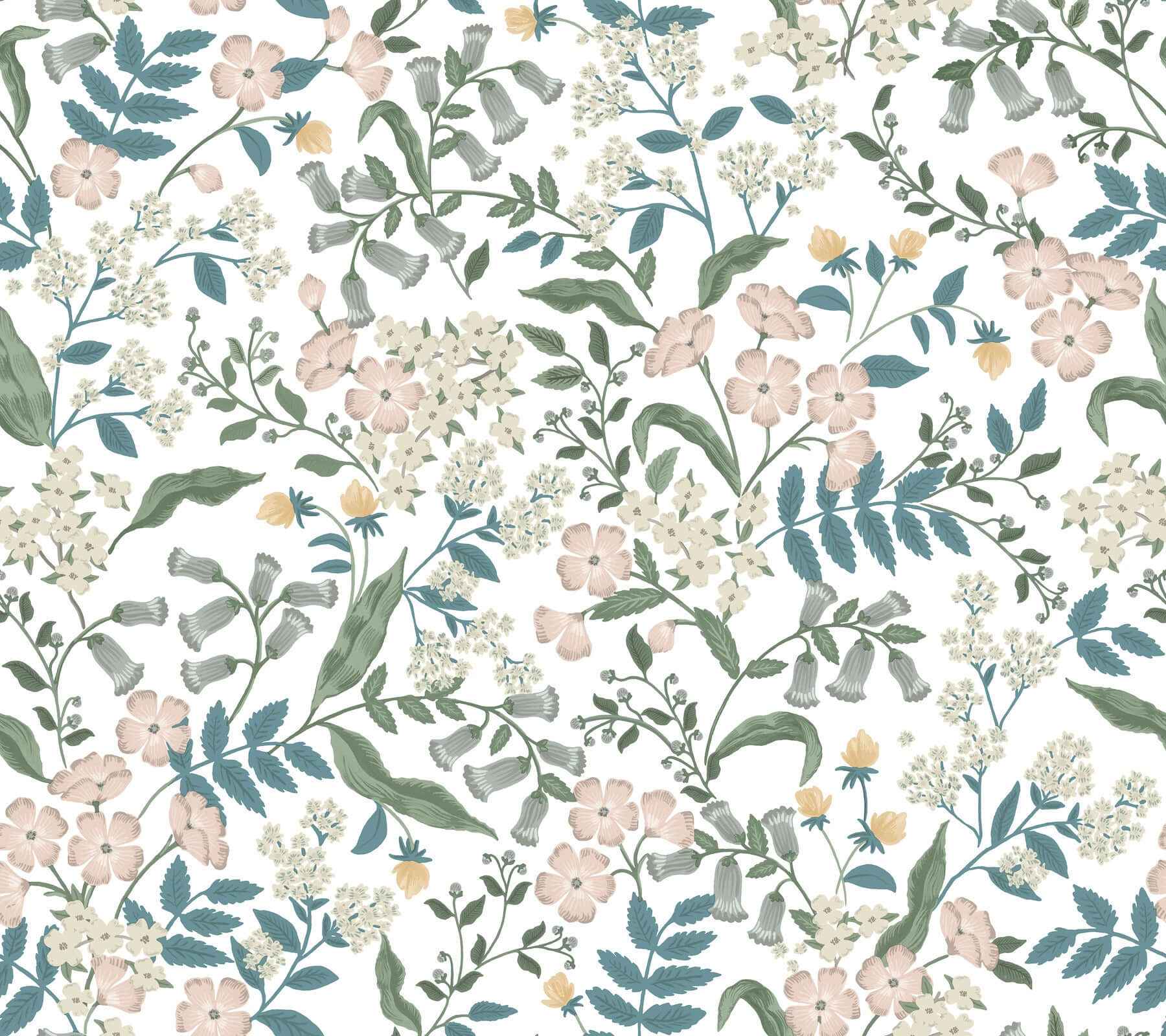 Sweetbrier Blush Peel & Stick Wallpaper - York Wallcoverings - PSW1543RL - York Wallcoverings Wallpaper