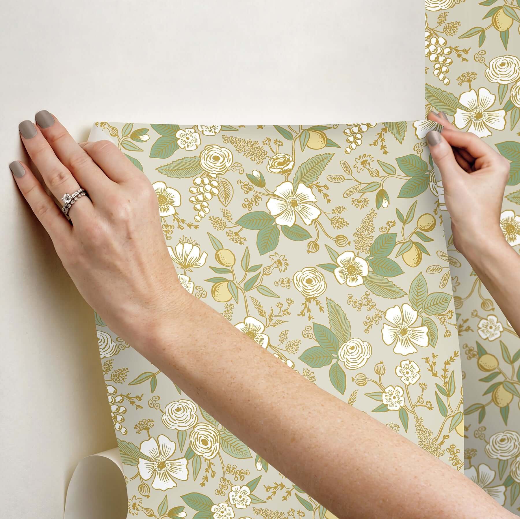 colette-peel-stick-wallpaper-linen-york-wallcoverings-psw1532rl - York Wallcoverings Wallpaper