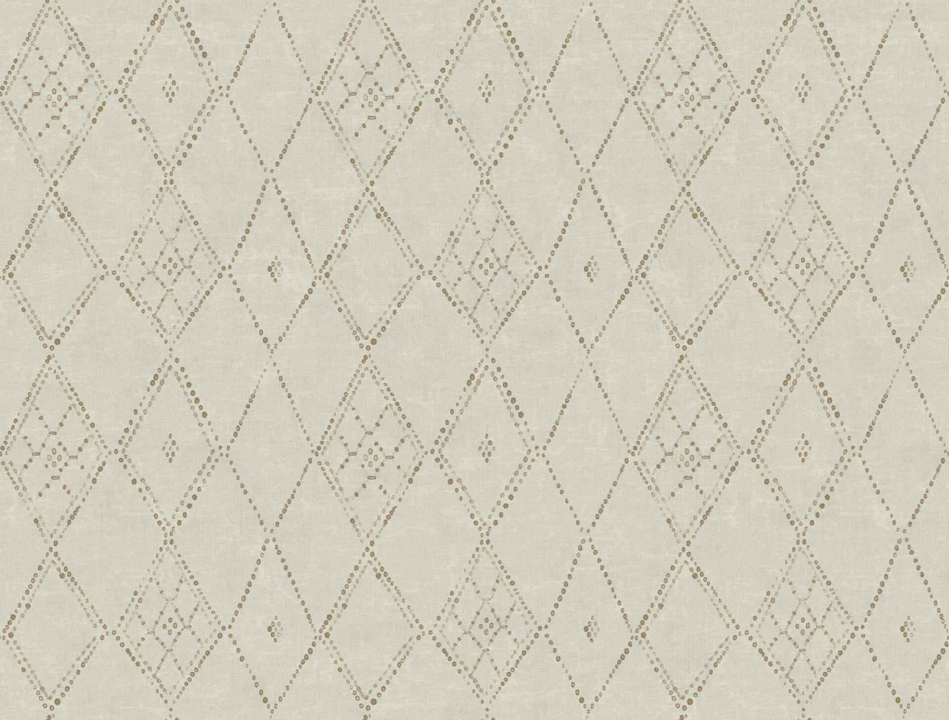 Souk Diamonds Gold Wallpaper - York Wallcoverings - LM5315
