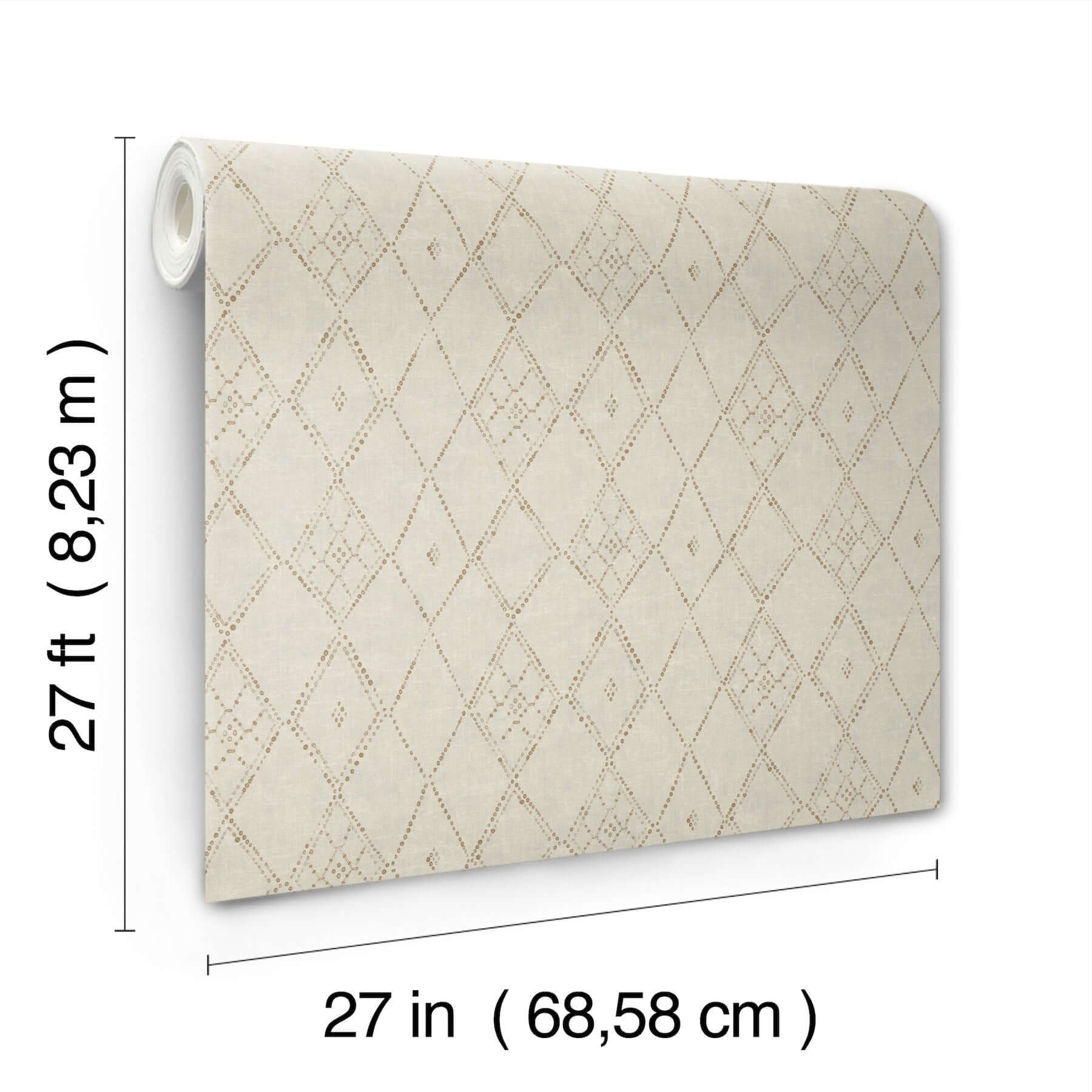 souk-diamonds-gold-wallpaper-york-wallcoverings-lm5315 - York Wallcoverings Wallpaper