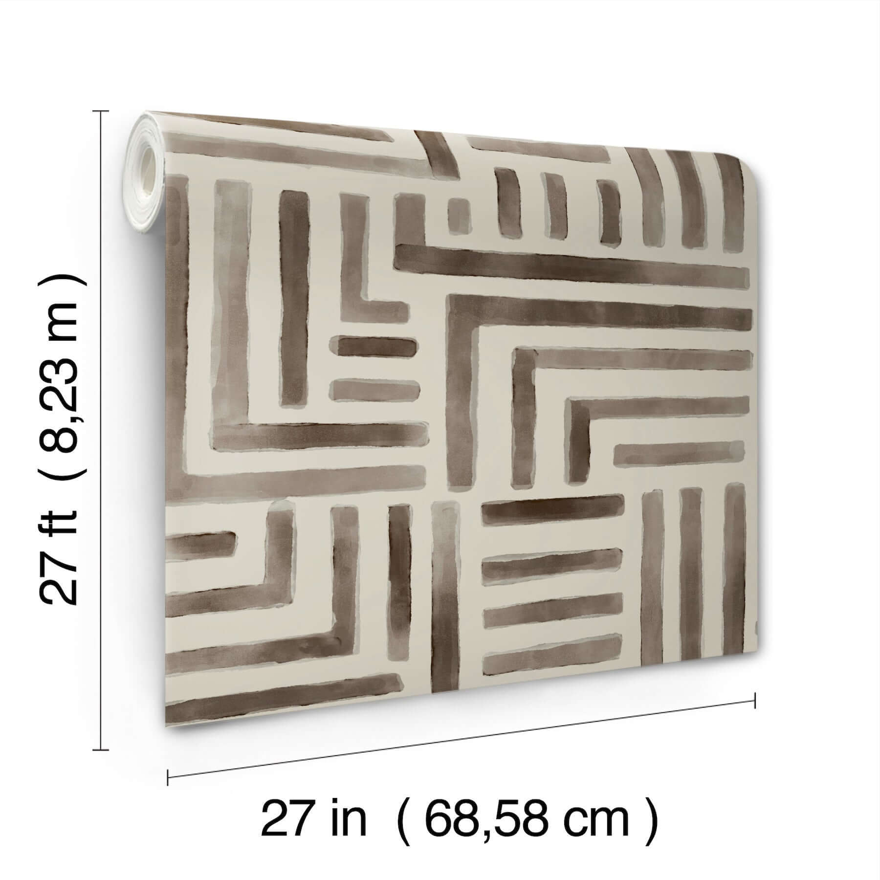 painterly-labyrinth-warm-neutral-wallpaper-york-wallcoverings-lm5363 - York Wallpaper Wallpaper