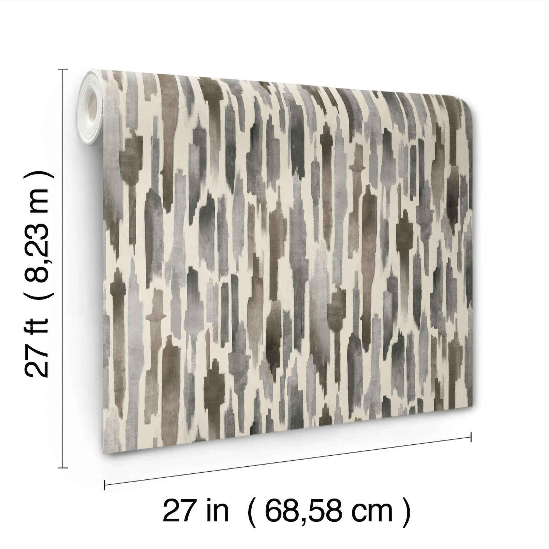 Pluie Charcoal Wallpaper - York Wallcoverings - LM5403 - York Wallcoverings Wallpaper
