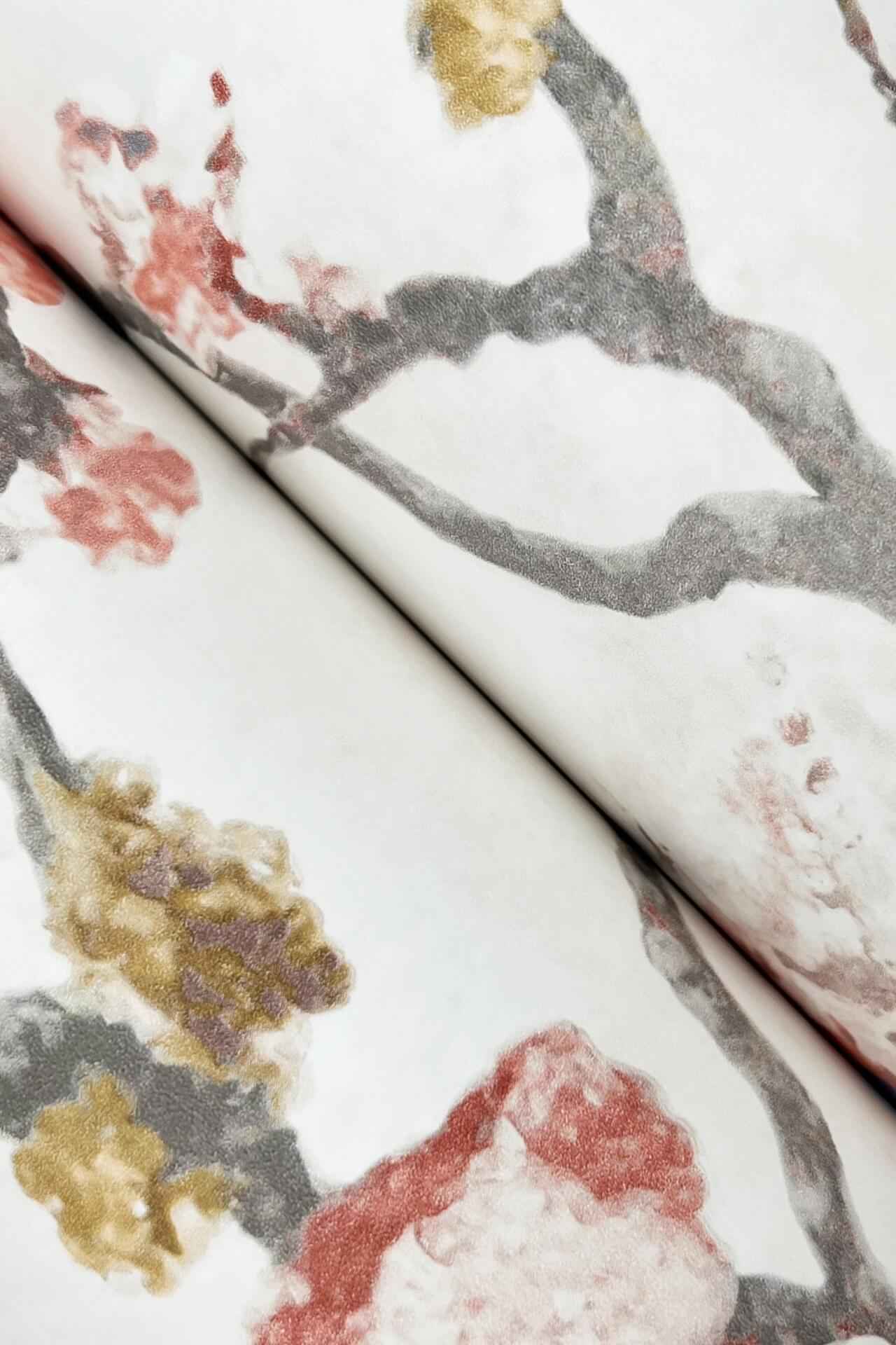 Avril Chinoiserie Coral Wallpaper - York Wallcoverings - LM5413 - York Wallcoverings Wallpaper