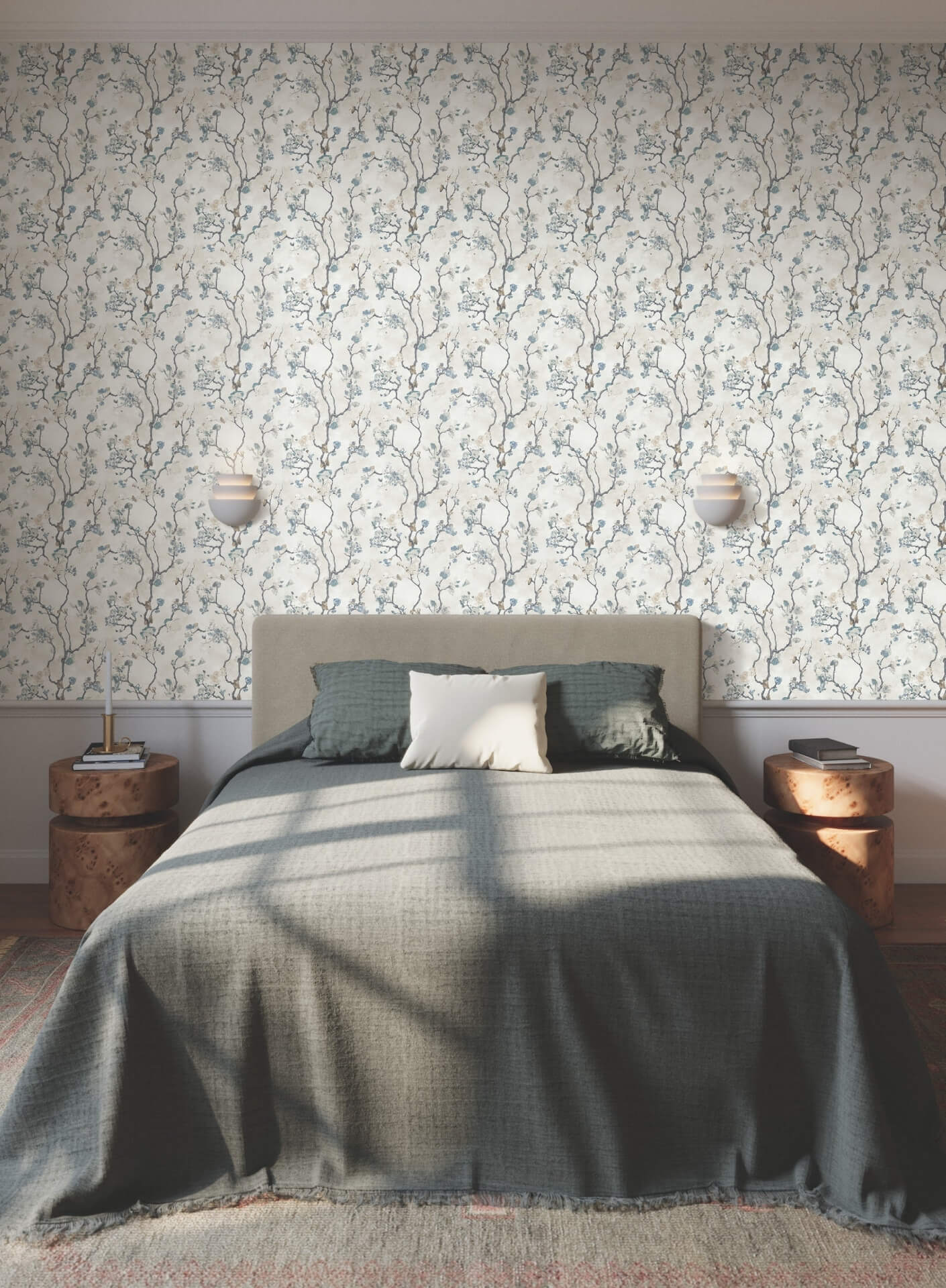 avril-chinoiserie-peacock-wallpaper-york-wallcoverings-lm5412 - York Wallpaper Wallpaper