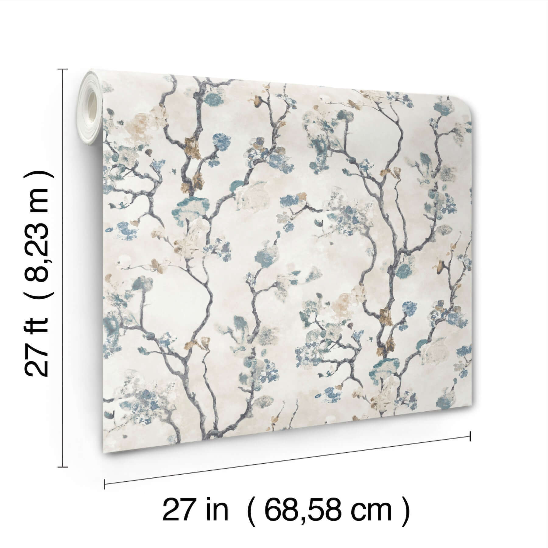 avril-chinoiserie-peacock-wallpaper-york-wallcoverings-lm5412 - York Wallpaper Wallpaper