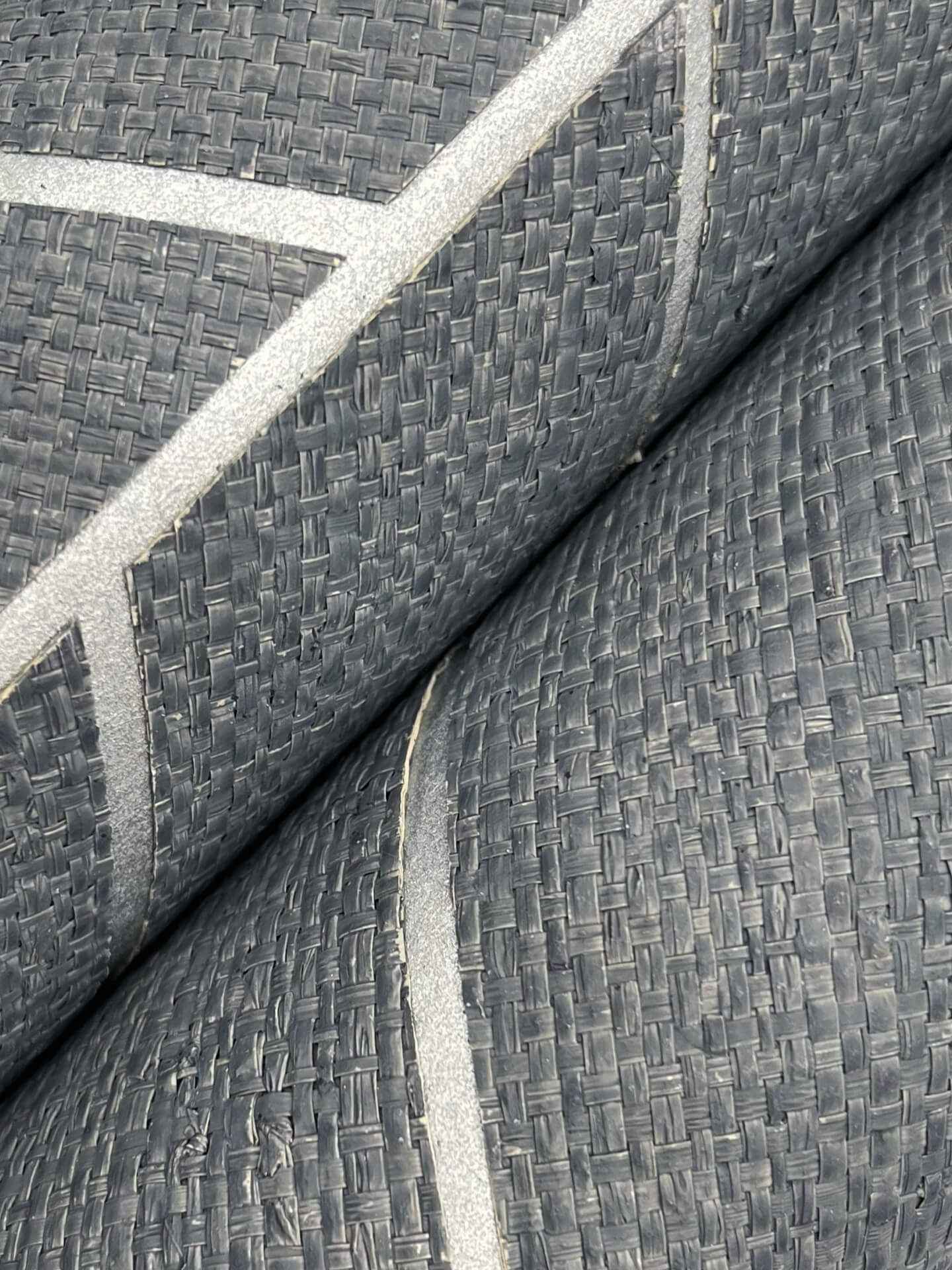 Atelier Herringbone Steel Blue Wallpaper - York Wallcoverings - HO2107GV - York Wallcoverings Wallpaper