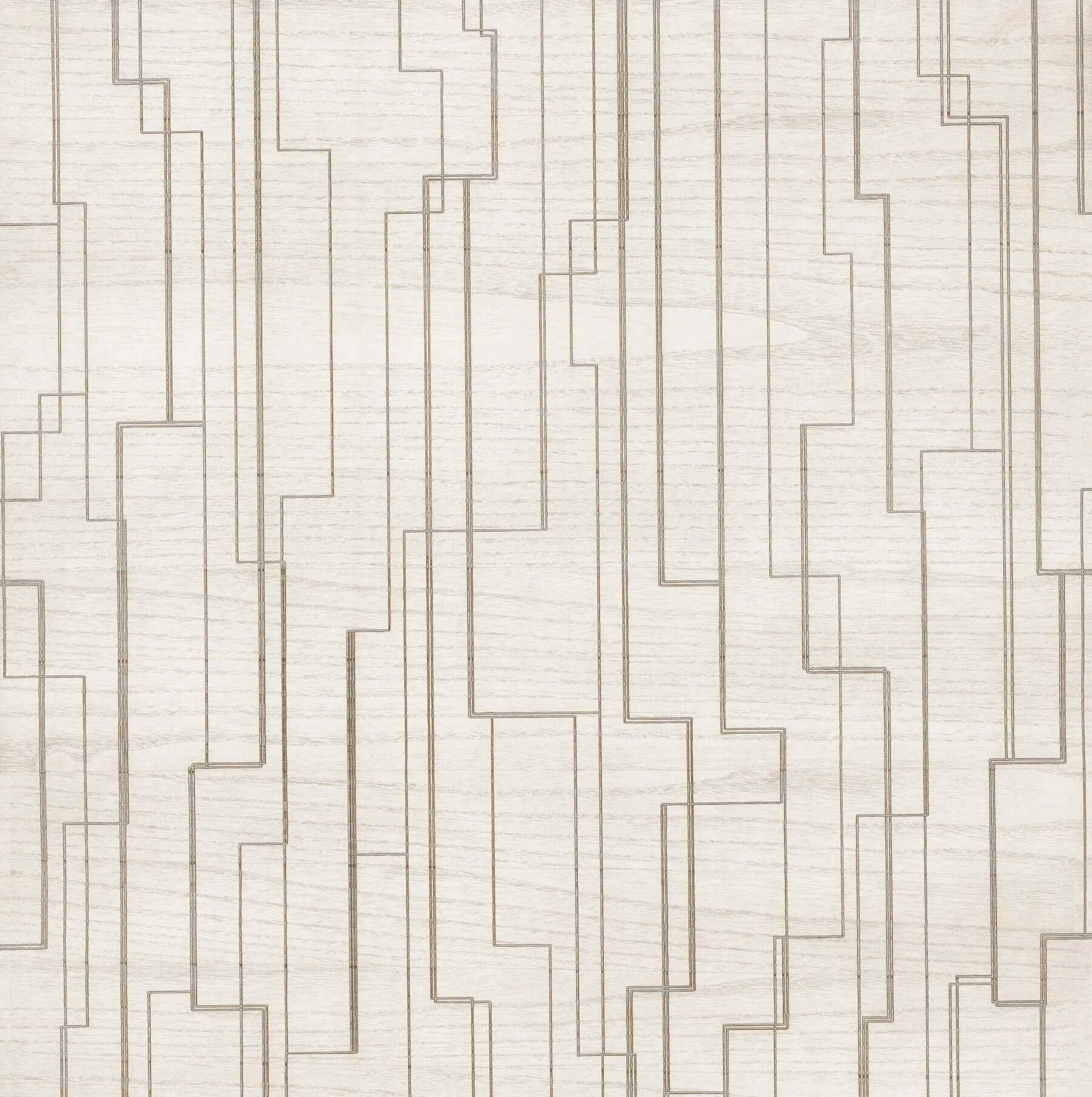 Inlay Line White Wallpaper - York Wallcoverings - GV0257 - York Wallcoverings Wallpaper