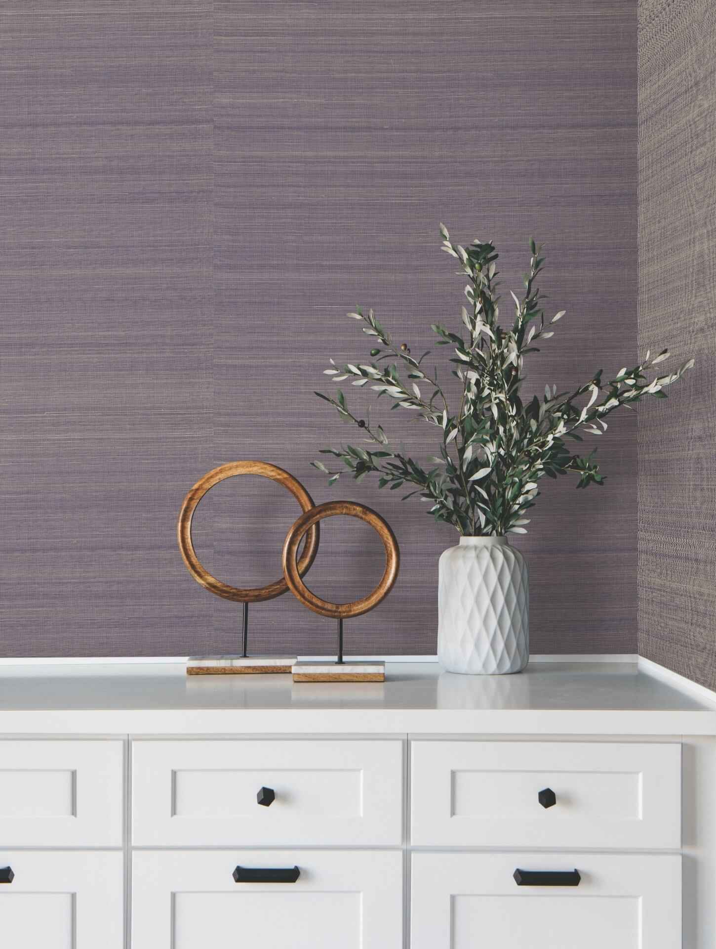 Modern Abaca Indigo Wallpaper - York Wallcoverings - GV0273 - York Wallcoverings Wallpaper