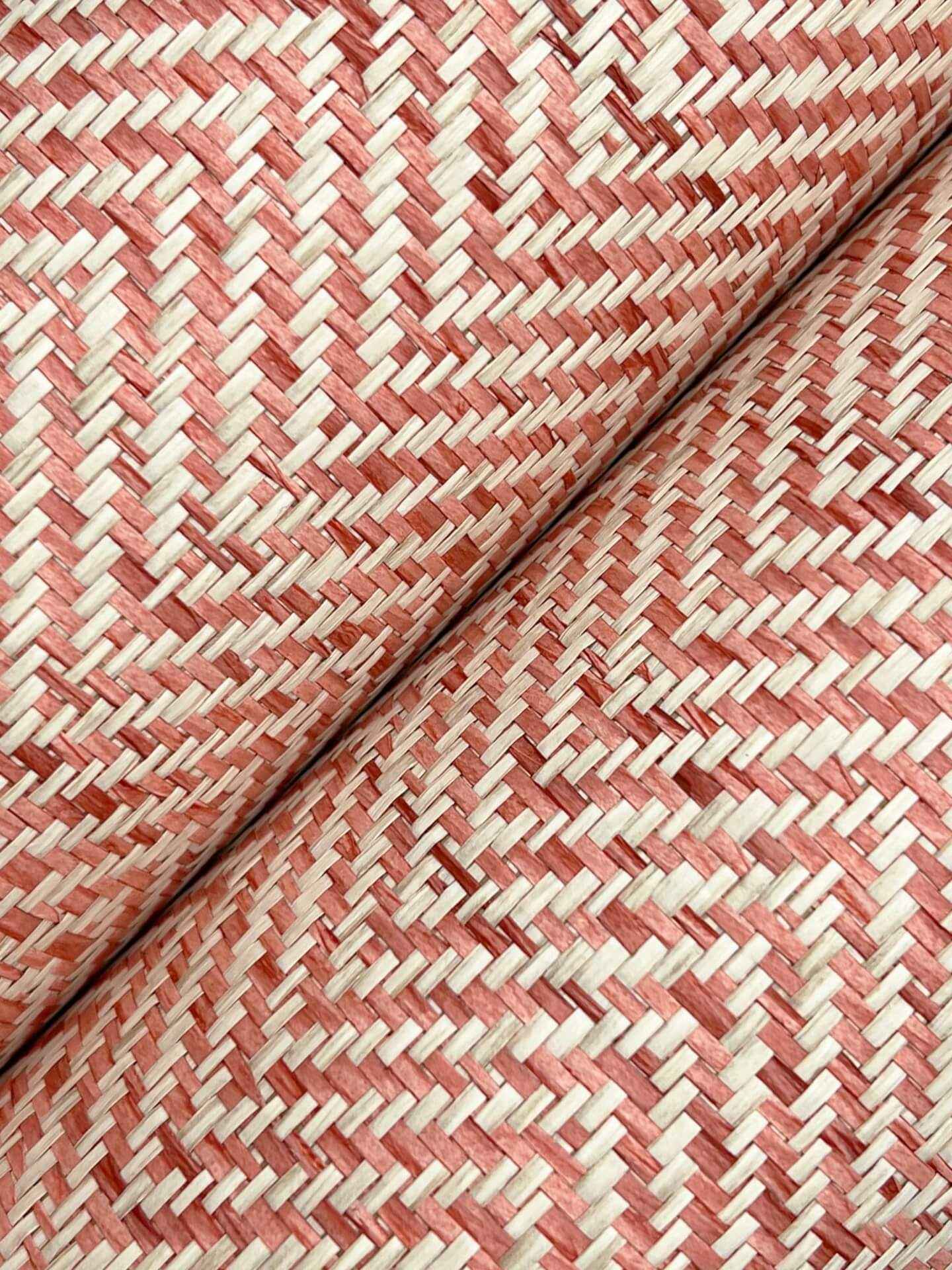 Tailored Weave Red Wallpaper - York Wallcoverings - GV0192 - York Wallcoverings Wallpaper