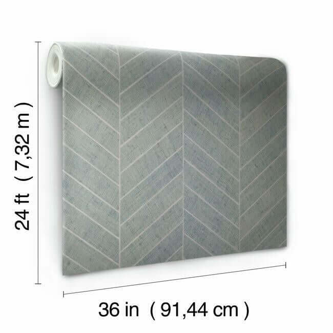 atelier-herringbone-wallpaper-lagoon-york-wallcoverings-ho2106 - York Wallcoverings Wallpaper