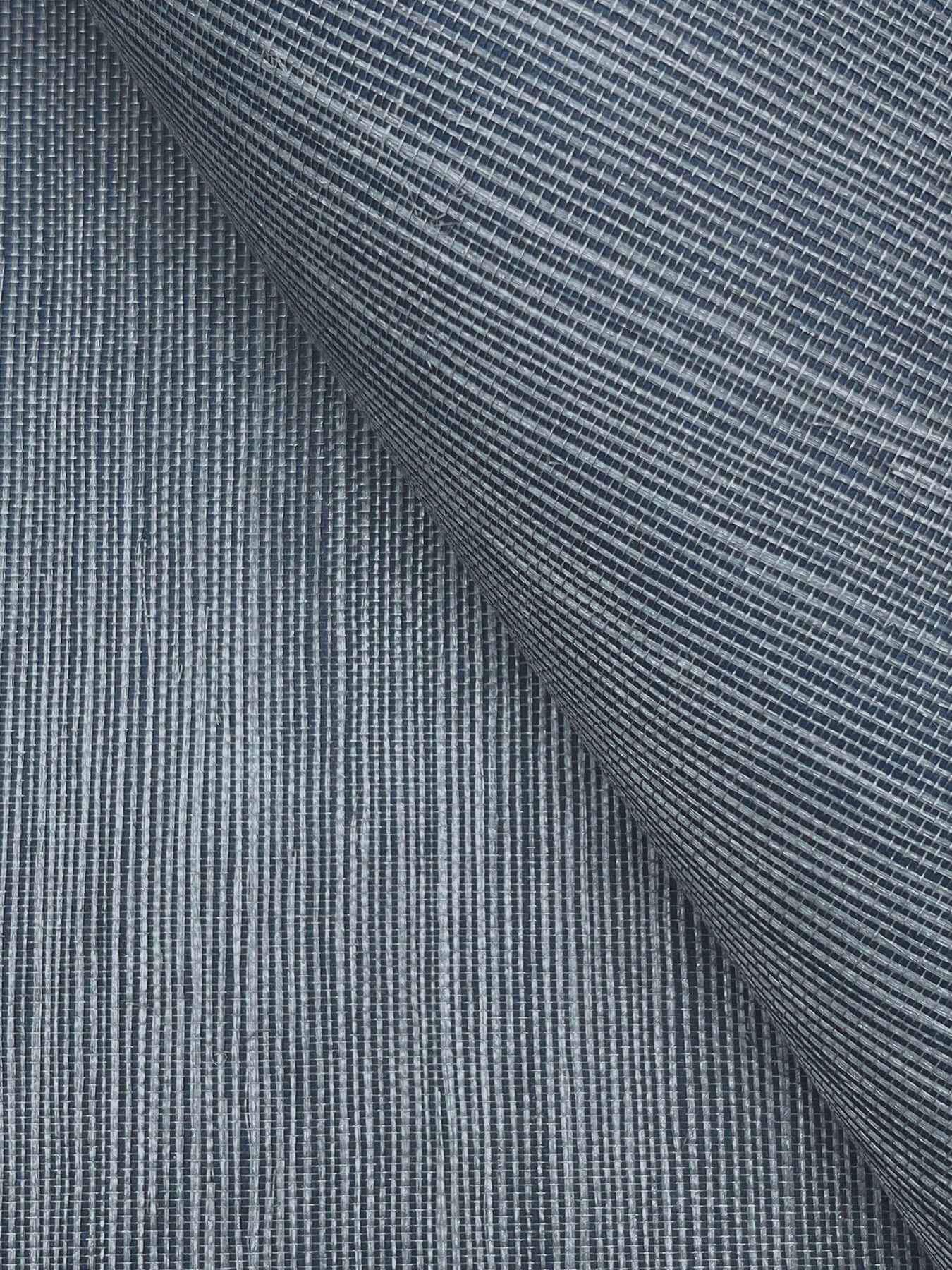 Maguey Sisal Denim Wallpaper - York Wallcoverings - GV0163NW - York Wallcoverings Wallpaper