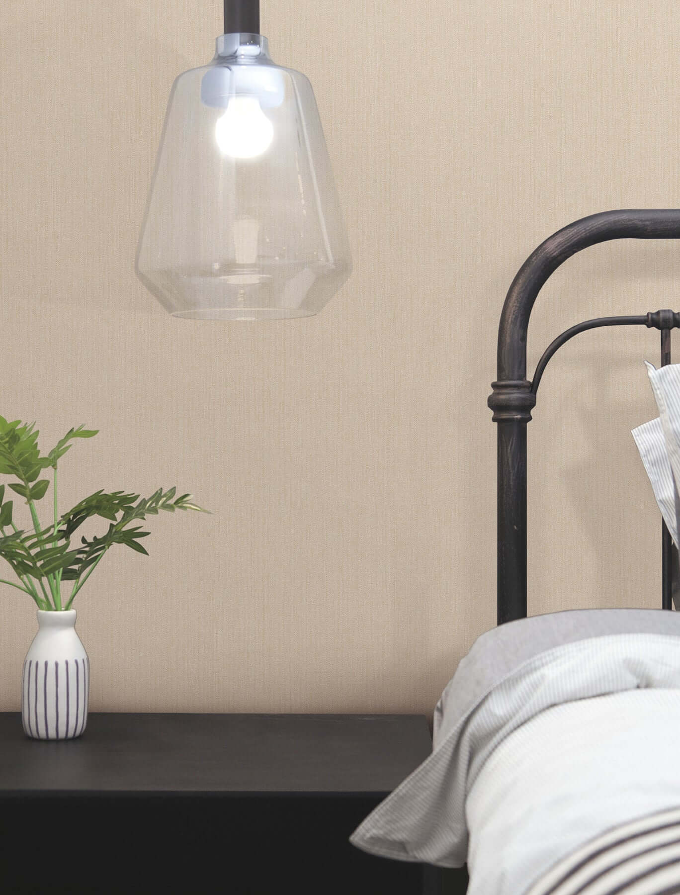 purl-one-high-performance-vinyl-wallpaper-sand-york-wallcoverings-ud2506n - York Wallcoverings Wallpaper
