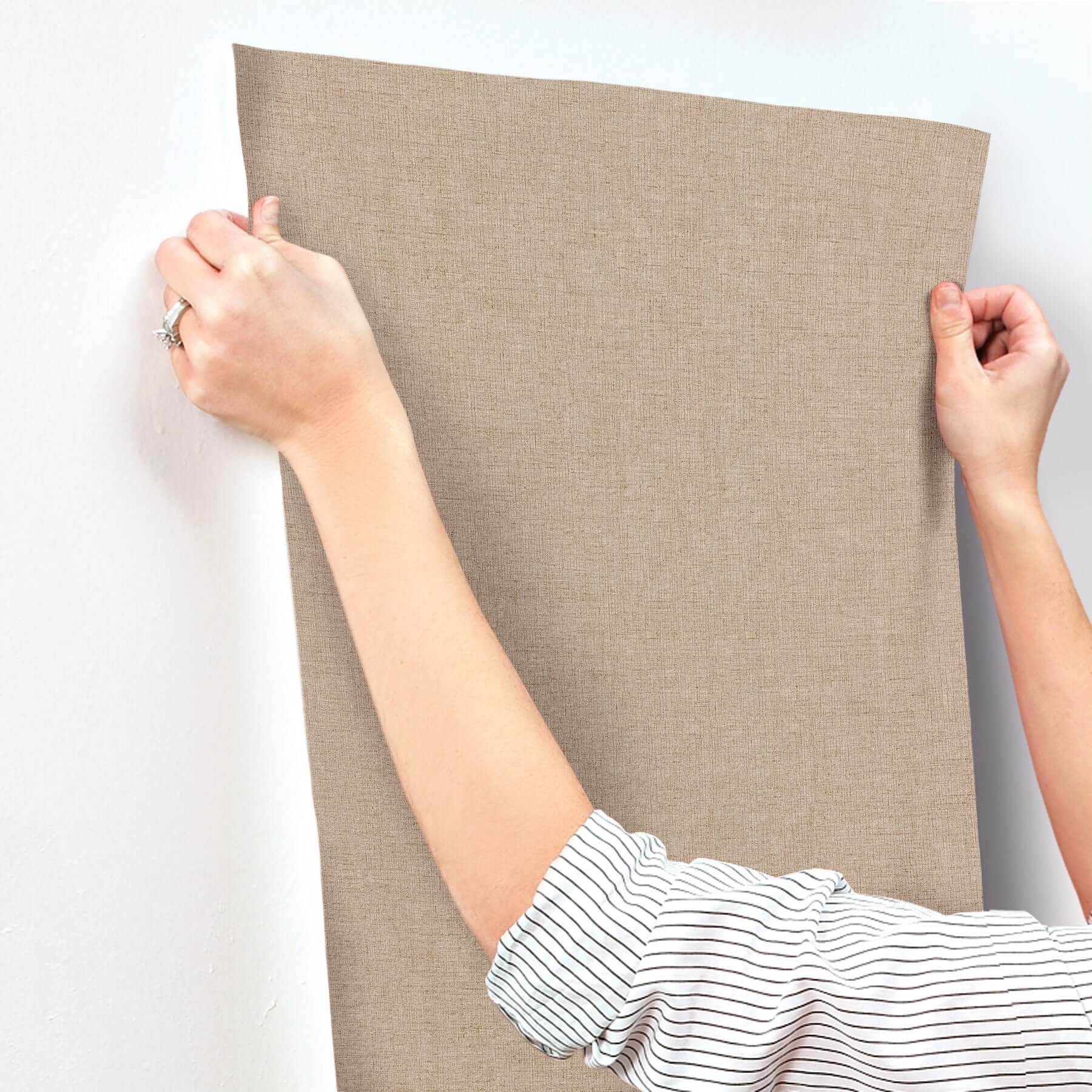 hardy-linen-high-performance-vinyl-wallpaper-adirondack-york-wallcoverings-ud2552n - York Wallcoverings Wallpaper