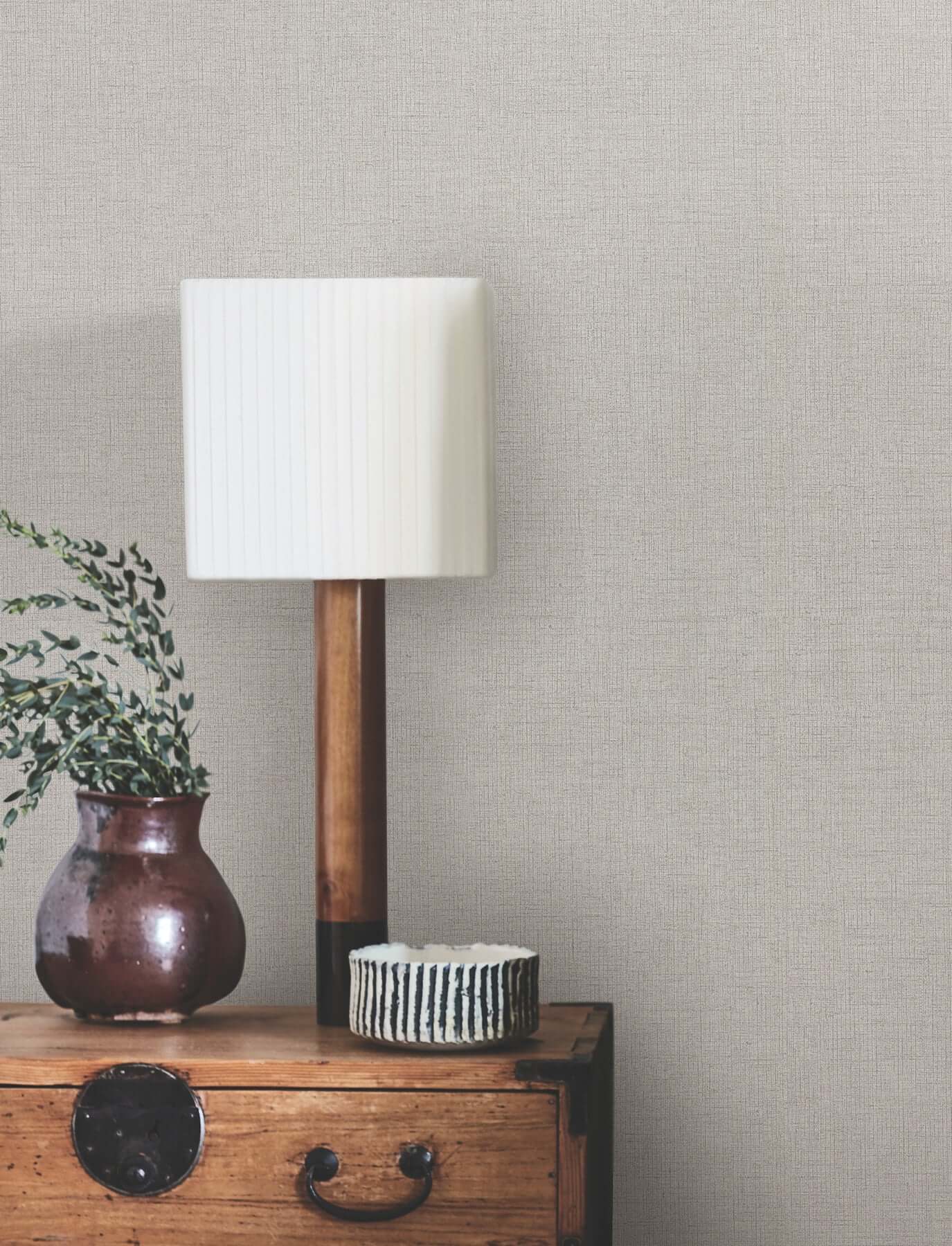 hardy-linen-high-performance-vinyl-wallpaper-shale-york-wallcoverings-ud2558n - York Wallcoverings Wallpaper