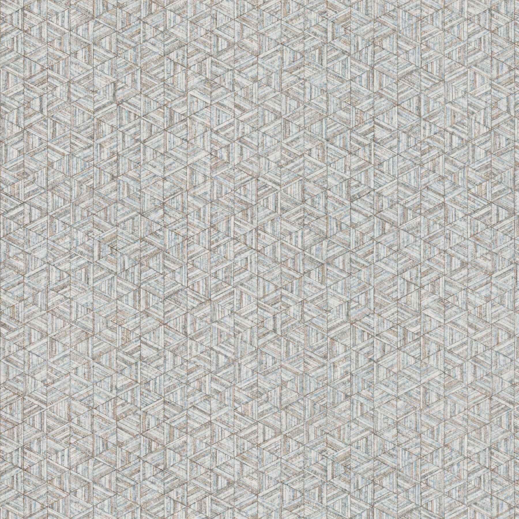 Rune Pewter Wallpaper - York Wallcoverings - UD2584N